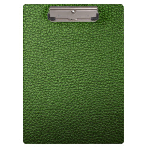 Carpeta De Pinza Cuero verde