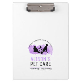 Carpeta De Pinza Cuidado de mascotas / Servicios de sentadilla / Ca