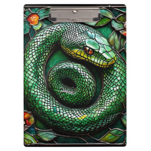 Carpeta De Pinza Culebra verde