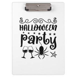 Carpeta De Pinza Cumpleaños de la Fiesta de Halloween