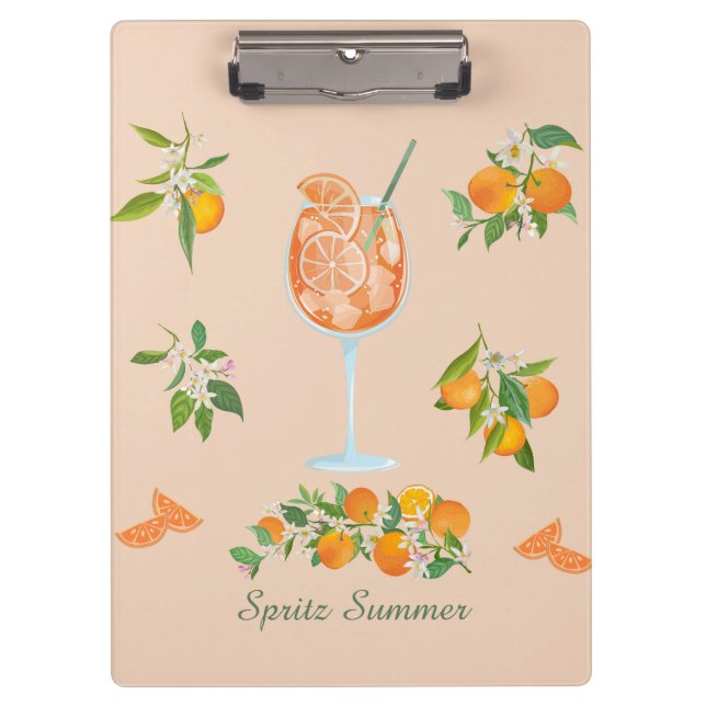 Carpeta De Pinza Cumpleaños de verano Spritz (Anverso)