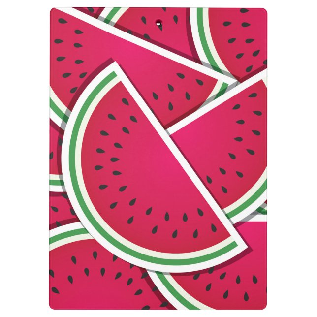 Carpeta De Pinza Cuñas funky de sandía (Reverso)