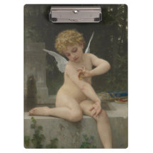 Cupido con mariposa (por Bouguereau)