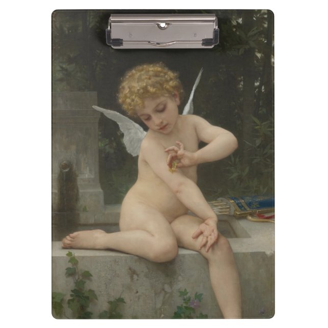 Carpeta De Pinza Cupido con mariposa (por Bouguereau) (Anverso)