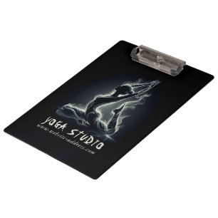 Carpeta De Pinza Curador de Reiki de yoga, una pierna de paloma