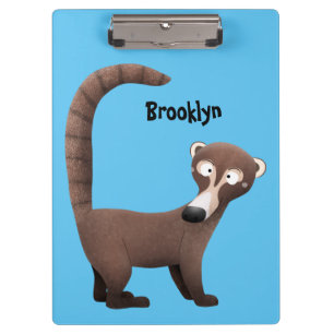 Carpeta De Pinza Curioso ilustracion personalizado de coatimundi