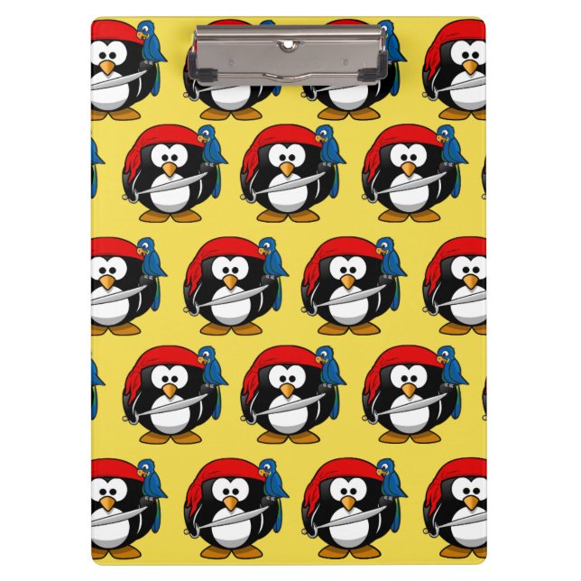 Carpeta De Pinza Curioso Pirate Pinguin (Anverso)