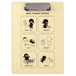 Carpeta De Pinza Cursos de capacitación de Ninja, color Personaliza