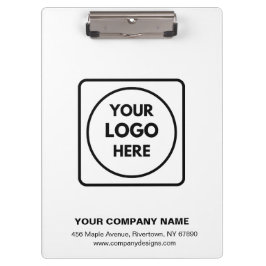Carpeta De Pinza Custom Modern Minimalist Logo clipboard