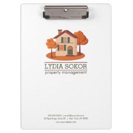 Carpeta De Pinza Custom Property Management Clipboard