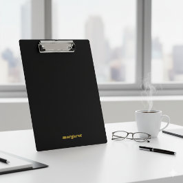 Carpeta De Pinza Customizable Clipboard with Your Name Displayed