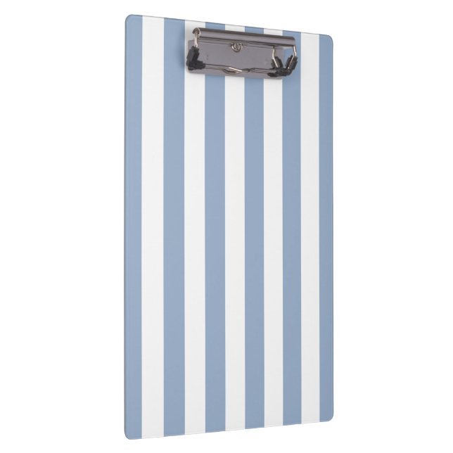 Carpeta De Pinza Cute Blue & White Stripe Clipboard  (Derecha)