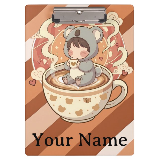 Carpeta De Pinza Cute Chibi Koala Adventure Professional (Anverso)