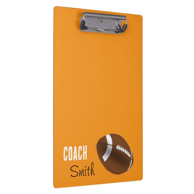 Carpeta De Pinza Cute Coach Football Sports Clipboard  (Derecha)