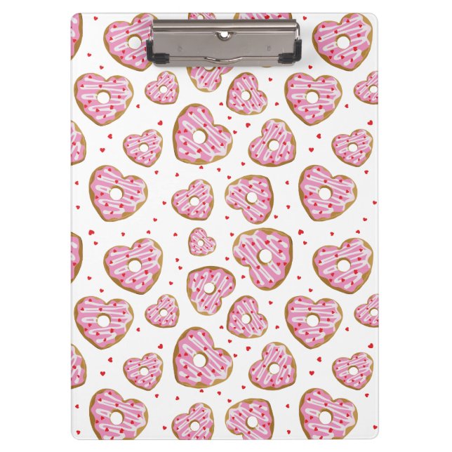 Carpeta De Pinza Cute Cookies de Corazón Rosa (Anverso)