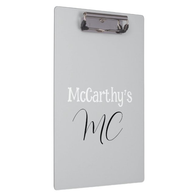 Carpeta De Pinza Cute Customized Personal Name Clipboard  (Derecha)