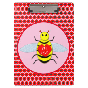 Carpeta De Pinza Cute Día de San Valentín Bee