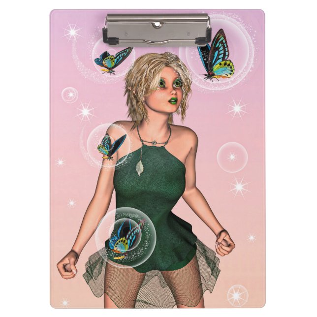 Carpeta De Pinza Cute Fairy (Anverso)