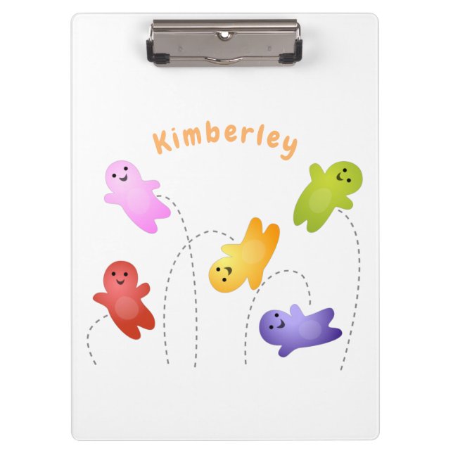 Carpeta De Pinza Cute jelly bebés dulces personalizado (Anverso)
