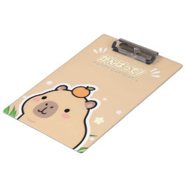 Carpeta De Pinza Cute Kawaii Capybara 