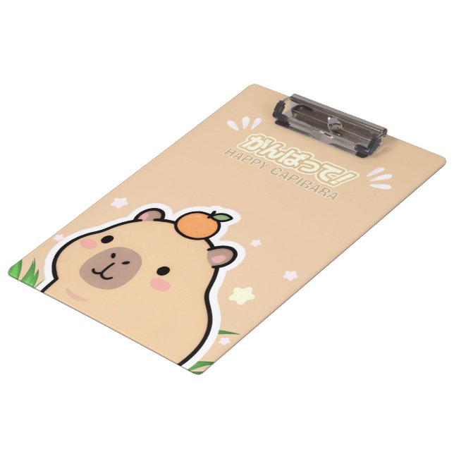 Carpeta De Pinza Cute Kawaii Capybara  (Angular)