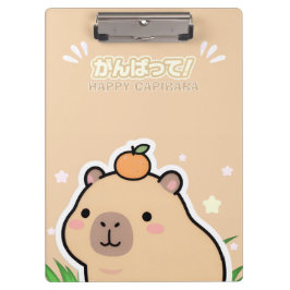 Carpeta De Pinza Cute Kawaii Capybara 