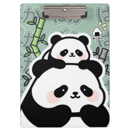 Carpeta De Pinza Cute Kawaii Panda Clipboard