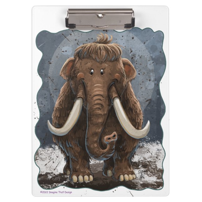 Carpeta De Pinza Cute Mastodon (Anverso)