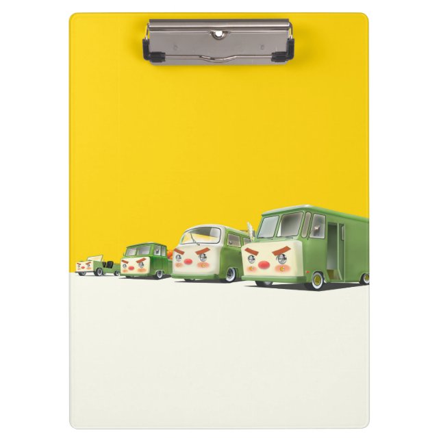 Carpeta De Pinza Cute Personalizado Cars Lineup (Anverso)