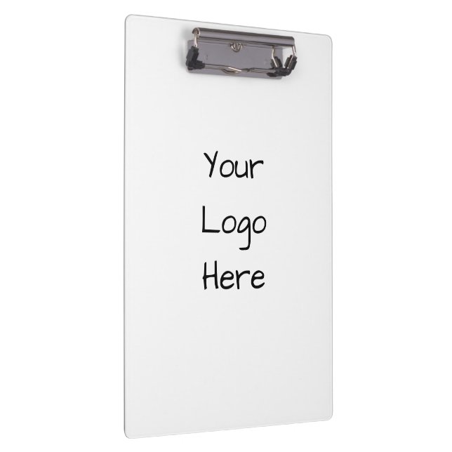 Carpeta De Pinza Cute Your Logo Here Black & White Clipboard  (Derecha)