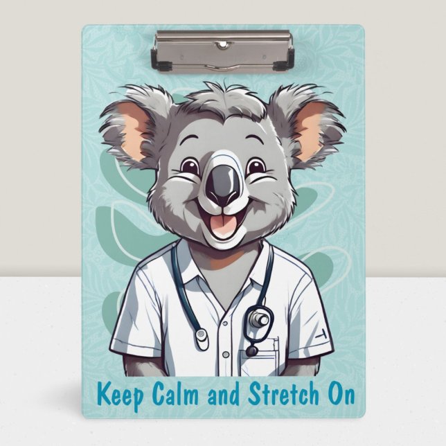 Carpeta De Pinza Cutos regalos de Koala para terapeutas físicos Méd (Cute Koala Gifts for Physical Therapists Doctors)