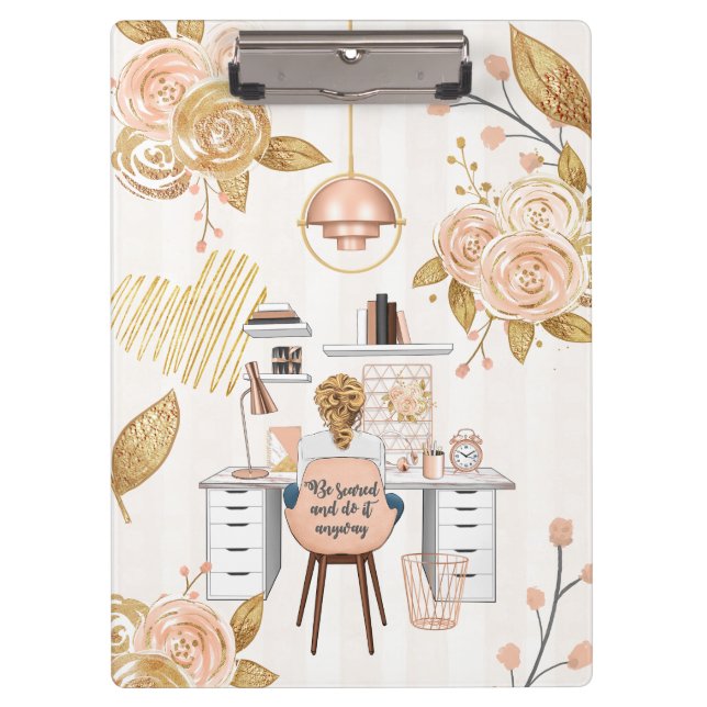 Carpeta De Pinza Da miedo y hazlo de todos modos (Anverso)