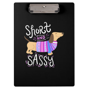Carpeta De Pinza Dachshund Corto Y Sencillo