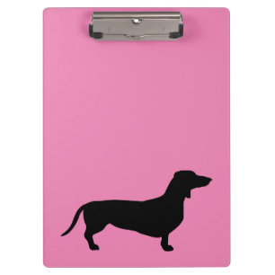 Carpeta De Pinza Dachshund Pelo Corto - Silueta 1