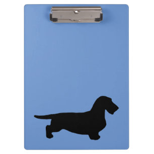 Carpeta De Pinza Dachshund Pelo Rudo - Silueta 1