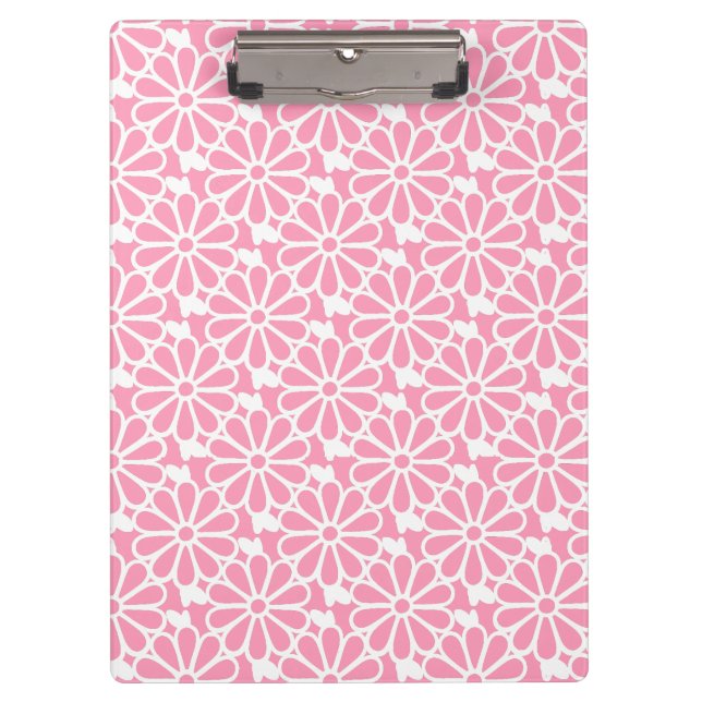 Carpeta De Pinza Daisy Chain - Clipboard (Bright Pink)) (Anverso)