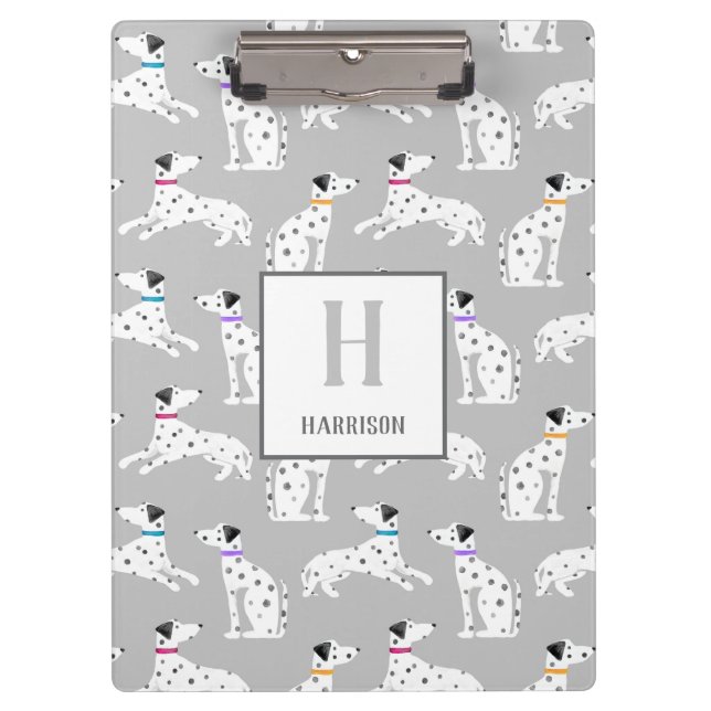 Carpeta De Pinza Dalmatian Dog Polka Dot Animal acuarela Niños (Anverso)