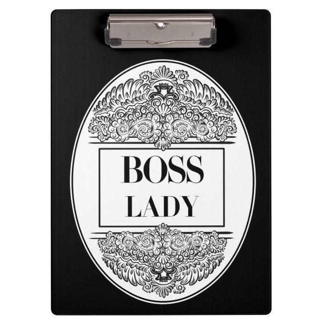 Carpeta De Pinza Dama de Jefe - Empoderamiento elegante (Anverso)