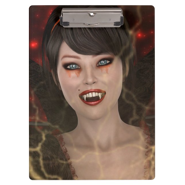 Carpeta De Pinza Dama Vampiro (Anverso)