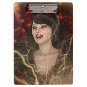 Carpeta De Pinza Dama Vampiro