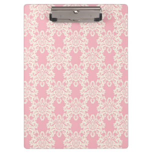 Carpeta De Pinza Damasco retro floral