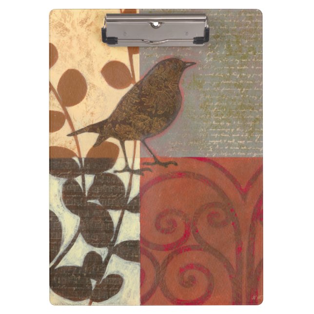 Carpeta De Pinza Damask Sparrow (Anverso)