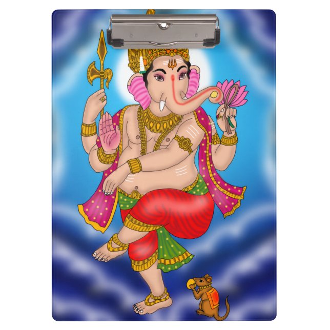 Carpeta De Pinza Dancing Ganesha Clipboard (Anverso)