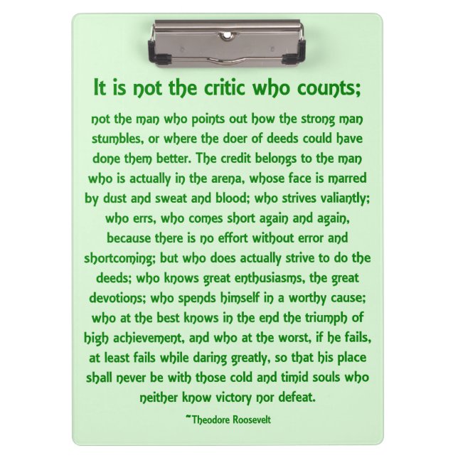 Carpeta De Pinza Daring Greatly - Clipboard (Anverso)