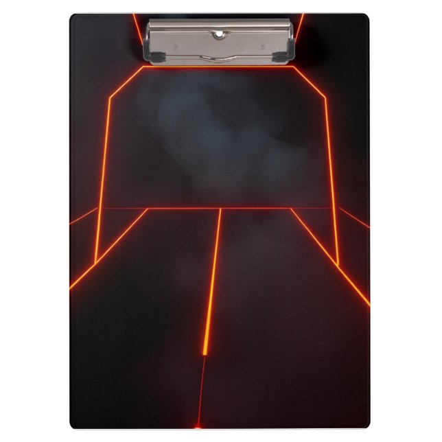 Carpeta De Pinza Dark Modern Neon Halloween Premium Design (Anverso)