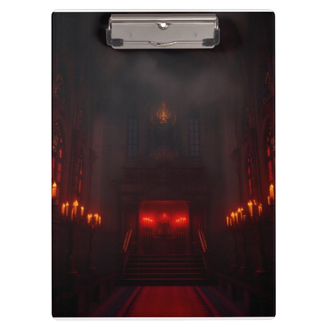 Carpeta De Pinza Dark Royal Halloween Gothic Design (Anverso)