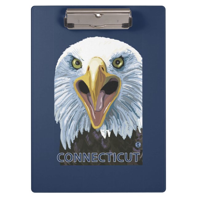 Carpeta De Pinza De ConnecticutEagle cierre para arriba (Anverso)