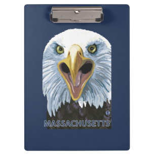 Carpeta De Pinza De MassachusettsEagle cierre para arriba