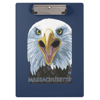 Carpeta De Pinza De MassachusettsEagle cierre para arriba