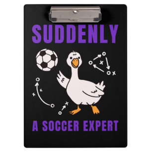 Carpeta De Pinza De repente un experto en fútbol